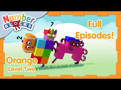 @Numberblocks- Orange Level Two 🟧⚡️ | Full Episodes 13-15 | #Backtoschool