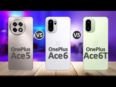 OnePlus Ace 6T VS OnePlus Ace 6 VS OnePlus Ace 5