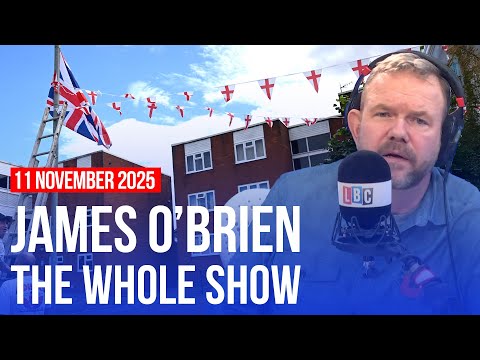 'The proliferation of flags is designed to intimidate' | James O’Brien - The Whole Show