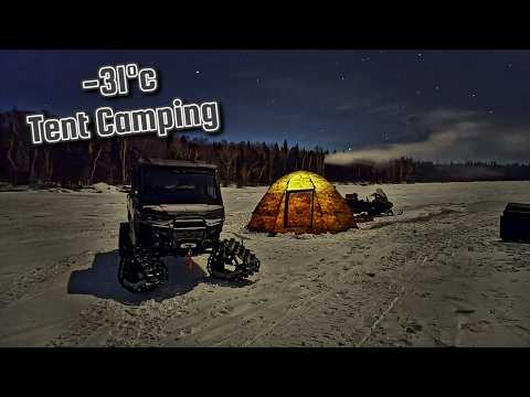 -31 Winter Camping With Can-am Defender HD-11