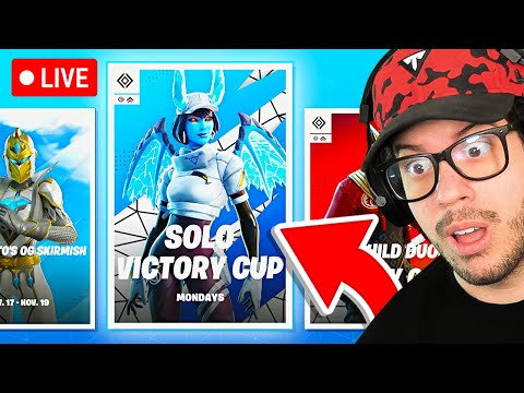 SOLO CASH CUP Tournament in FORTNITE! (with COACH)