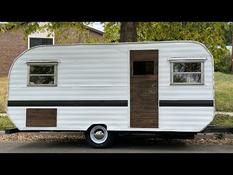 Building a custom WOOD DOOR for our camper - Camper Rebuild Episode 40 pt 2