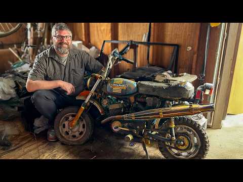I Found a 2 Stroke Harley Minibike! Will It Run!