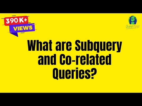 What are Subquery and Co-related Queries in SQL Server ? | SQL Server Interview Questions & Answers