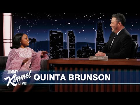 Quinta Brunson & Jimmy Kimmel on Emmys Controversy