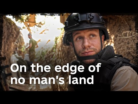 With Ukrainian infantry facing Russians near Toretsk