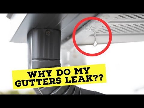 Why Is Water Leaking Behind My Rain Gutter?