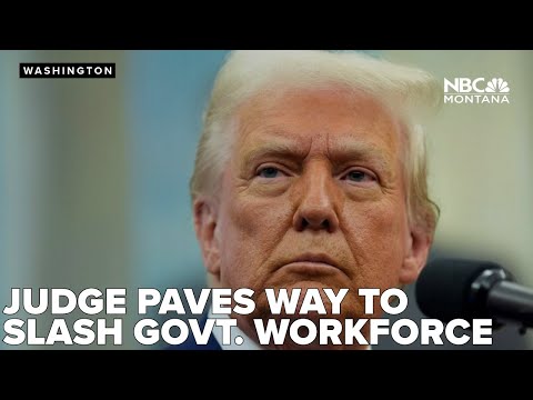 Judge clears path for President Trump's workforce downsizing plan