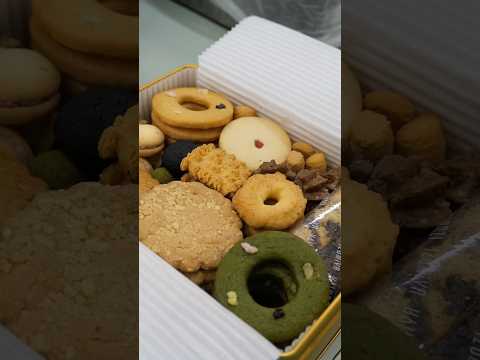 クッキー工場で奇跡のコラボクッキー缶を作る製造過程🍪