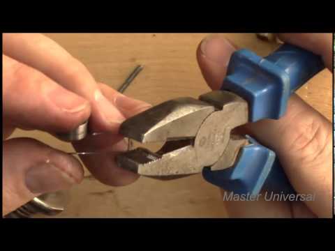 Как снять и сделать компенсационную пружину на ручную  Подольскую швейную машину. Видео №54.