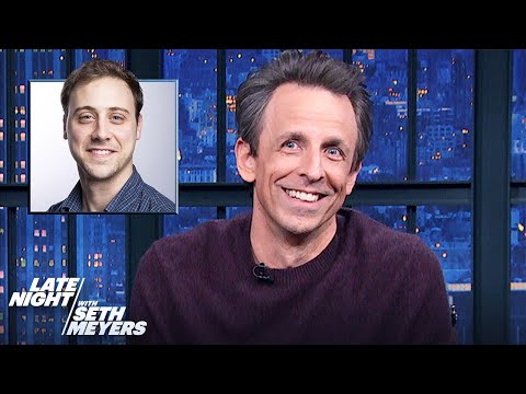 Seth Holds a Surprise Inspection of His Monologue Writers in January