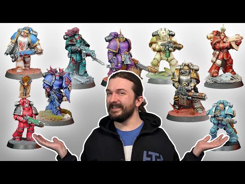Painting MKIII for EVERY Traitor Legion in Horus Heresy!!