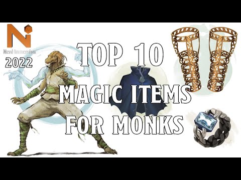 Top 10 Magic Items For Monks in D&D 5e! | Nerd Immersion
