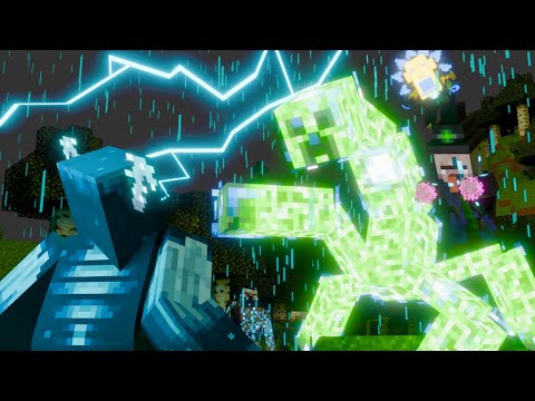 Warden vs Mutant Creeper -EPIC FINAL BATTLE- (Minecraft Animation)