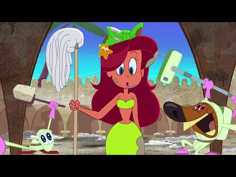 ZIG e SHARKO 🌴 LIMPEZA DE PRIMAVERA 🧽 Zig e Sharko Brasil | Desenho Animado em português