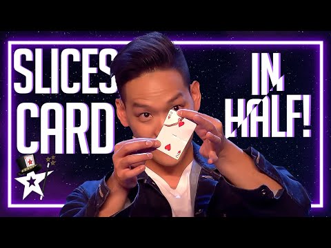 Magician Throws KNIFE At Host on Britain's Got Talent!