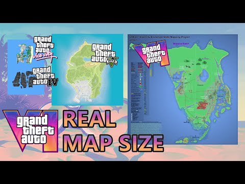 how BIG is the GTA 6 MAP actually?!
