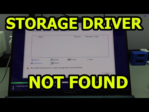 How To Fix ASUS Couldn't Find Storage Driver Load Error in Windows Install