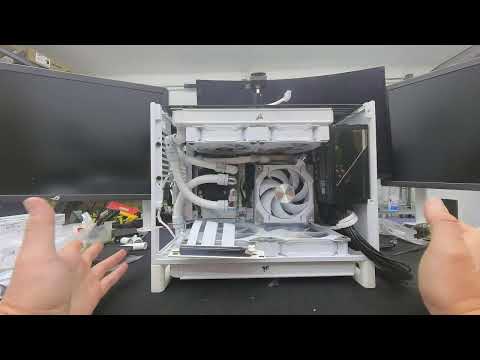 Ncase M2 Itx amd 9950x3d Asus rtx 5090 Astral Watecooling Itx build update