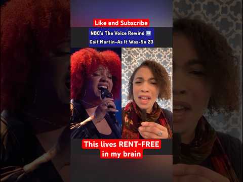 🫶🏽This blind audition by Cait Martin lives rent-free in my brain. #thevoiceseason23 #thevoice
