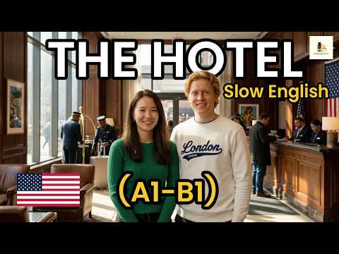 Speaking English at the Hotel | Slow Natural Conversations