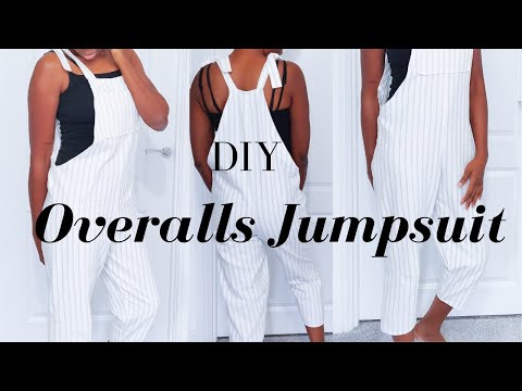 DIY: How to Sew Overalls Jumpsuit  - No Pattern