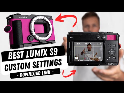 How to setup LUMIX S9 for Photo & Video | New Firmware V1.8 (Download Settings)