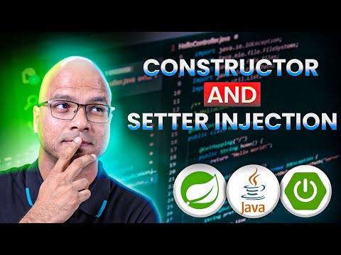 #10 Constructor and Setter Injection in Spring