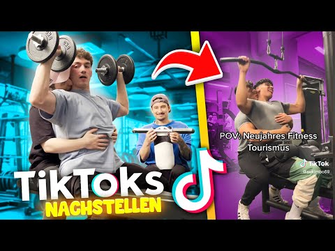 TIKTOKS NACHSTELLEN mit Julien, Rezo & Mexi