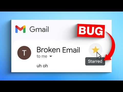 I Just Solved a 10+ Year Gmail Bug (GOOGLE PLEASE FIX)