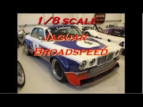 1977 jaguar xj12c broadspeed  1/8 scale model