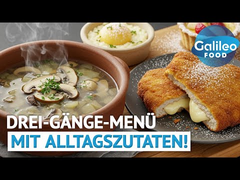 Luxus aus Resten: Sternekoch zaubert 3-Gänge-Menü aus dem Kühlschrank! | Galileo Food