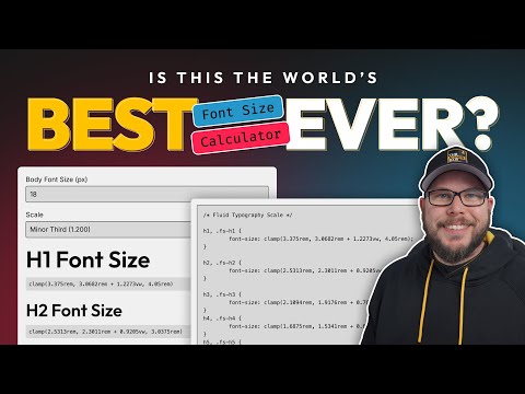 Best Font Size Calculator Ever? Type Scales + Clamp Functions for the Win!