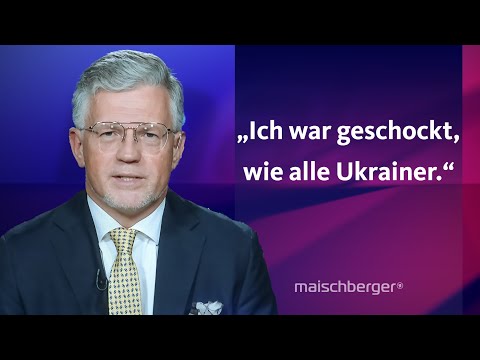 Was bedeutet der US-Friedensplan für die Ukraine? Andrij Melnyk im Gespräch | maischberger