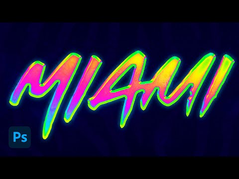 How to Create a Vivid Neon Chrome Text Effect in Photoshop