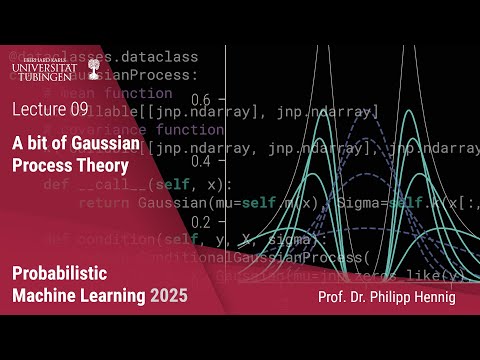Probabilistic ML - 09 - a bit of Gaussian process theory