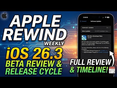 Apple Rewind- iOS 26.3 Release Schedule And Updates!
