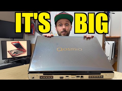 The OTHER Toshiba Qosmio That Everyone Forgot About! (SUPER RARE LAPTOP)