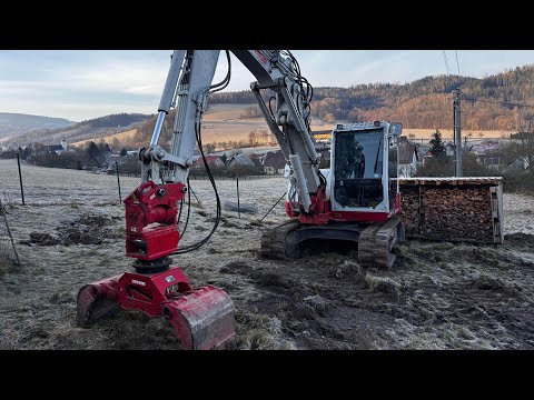 Building a new driveway to a family home with a Takeuchi TB 290-2