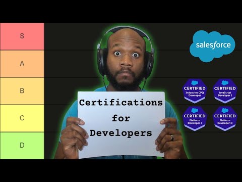 Salesforce Developer Certification Tier List 2024 | Best Certs to get a Job