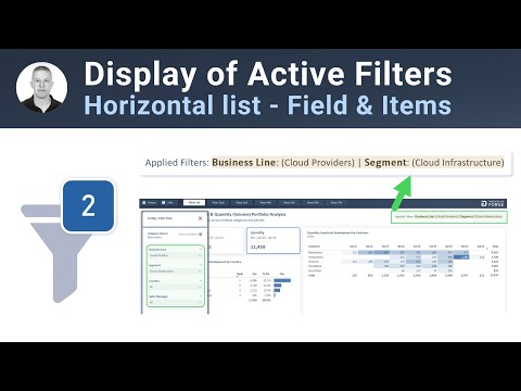 How to Count and SHOW Active Filters in Power BI - Use Case Tutorial