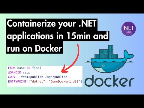 .NET + Docker Tutorial | Containerize, Build & Run Your App