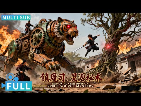 【Multi Sub】《镇魔司：灵源秘术/ Demon Sealer Bureau》 东方超魔幻机甲超燃打斗 唐门秘术机关巨兽尽显锋芒高能斩妖丨#电影 #腾讯视频 #玄幻电影