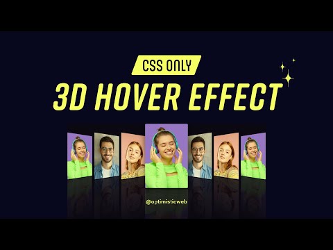 Create Stunning CSS 3D Hover Effect LIKE A PRO!