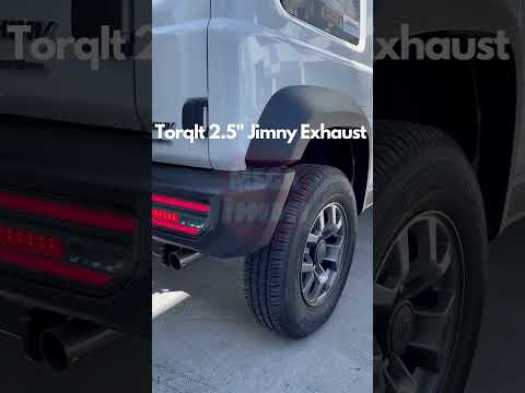 Standard Jimny Exhaust vs TorqIt 2.5" Stainless Steel comparison!