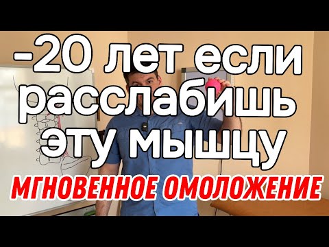 Эта мышца сделает тебя моложе на 15 лет если расслабится и состарит на 20 если напряжется