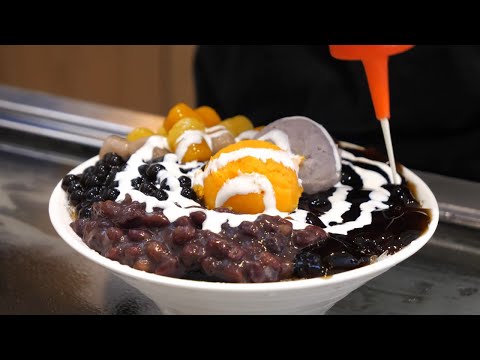 Taiwanese Desserts - Grass Jelly Shaved Ice