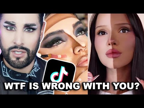 Some People Should NOT be online! PRO MUA reacts to beauty tiktok!