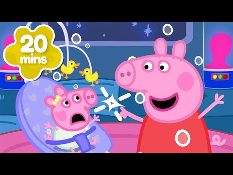 Baby Evie and Peppa Play with Bubbles! 🫧 Peppa Pig Full Episodes | 20 Minutes