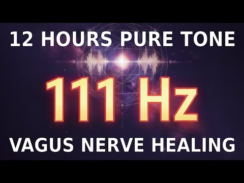 12H VAGUS NERVE HEALING TONE | 111 Hz Frequency for Deep Sleep & Nervous System Reset